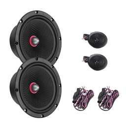 Indy CX6 6.5'' 16.5cm 4Ohm Component/Coaxial Midrange & Tweeter System 2x70w RMS Pair